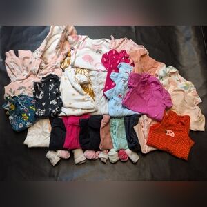 23 Piece Baby Girl Clothing Bundle